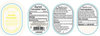 image of the label - At Home Vanilla Pumpkin